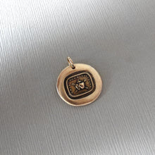 Load image into Gallery viewer, Together Forever - Wax Seal Pendant Love Hearts Antique Bronze Wax Seal Jewelry
